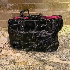 Nine West Black Patent Leather Purse